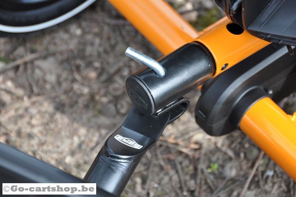 Gemakkelijk te koppelen aan de go-cart
