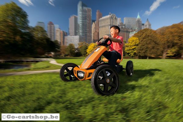 Heerlijk racen in het park.