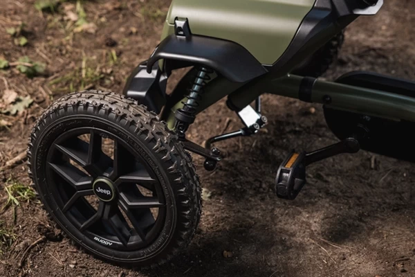 Comfortabele luchtbanden en vering