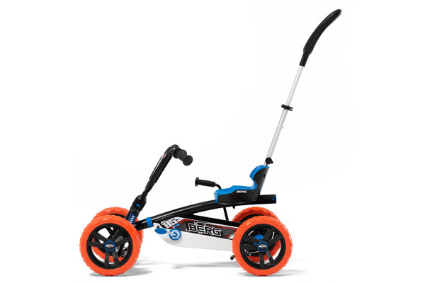 Stabiel door de 4 wielen.