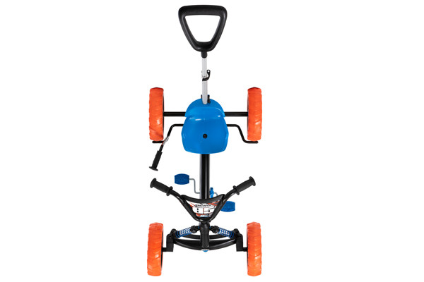 Skelter met felle kleuren.