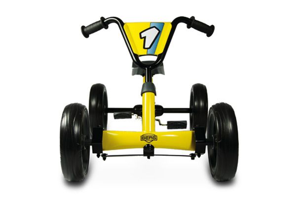 Geel frame met zwarte details