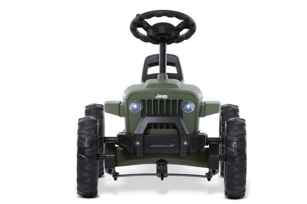 Altijd controle over de trappers, zelfs tijdens het sturen.