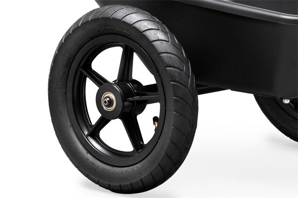 Met luchtbanden en stervelgen