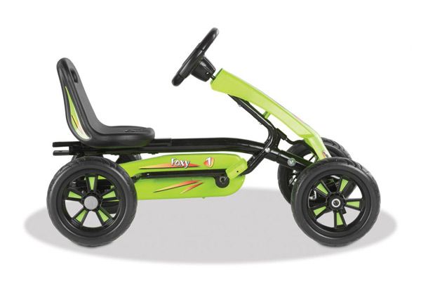 Dankzij de pendelas blijven beide voorwielen altijd aan de grond.