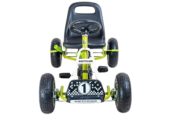 Groen met witte skelter