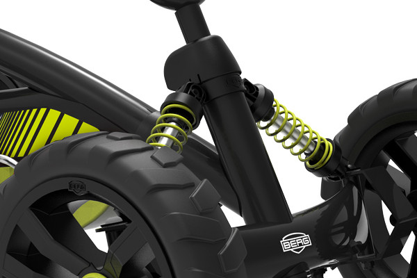 Stabiel door de schommelas.